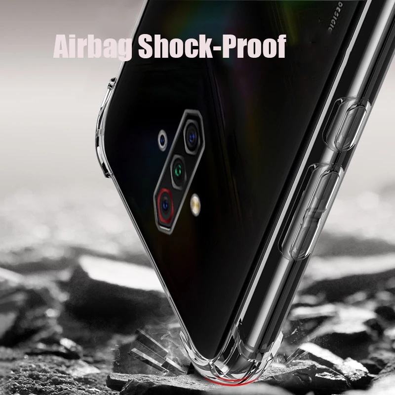 Ốp điện thoại silicon mềm trong suốt chống sốc cho ZTE Red Magic 6 Pro Red Magic 6 Pro 5G 5S 3s 3