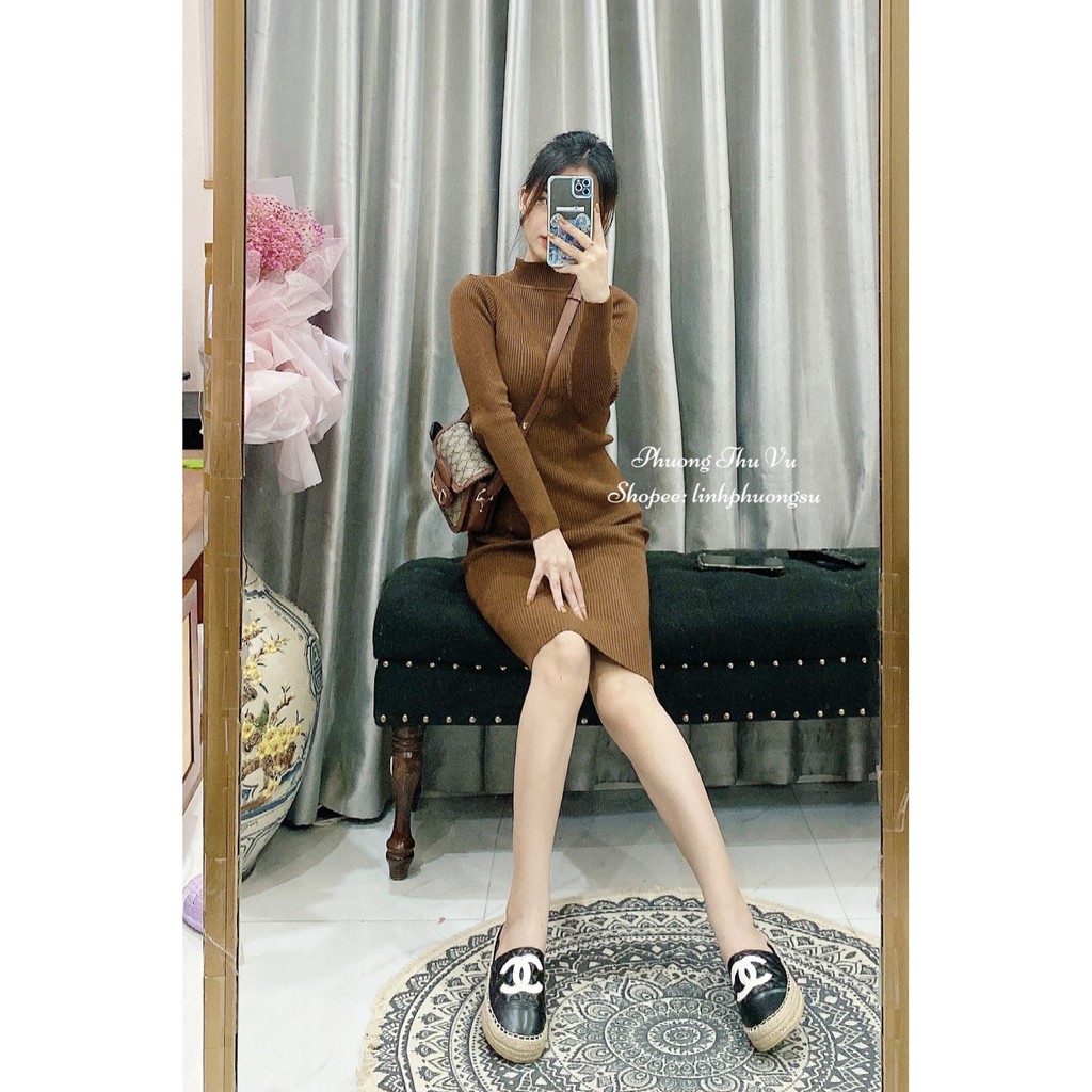 Váy Len Body [HÀNG ĐẸP] Váy Len Body Dáng Dài Nhiều Màu CÓ SẴN - ẢNH THẬT | BigBuy360 - bigbuy360.vn