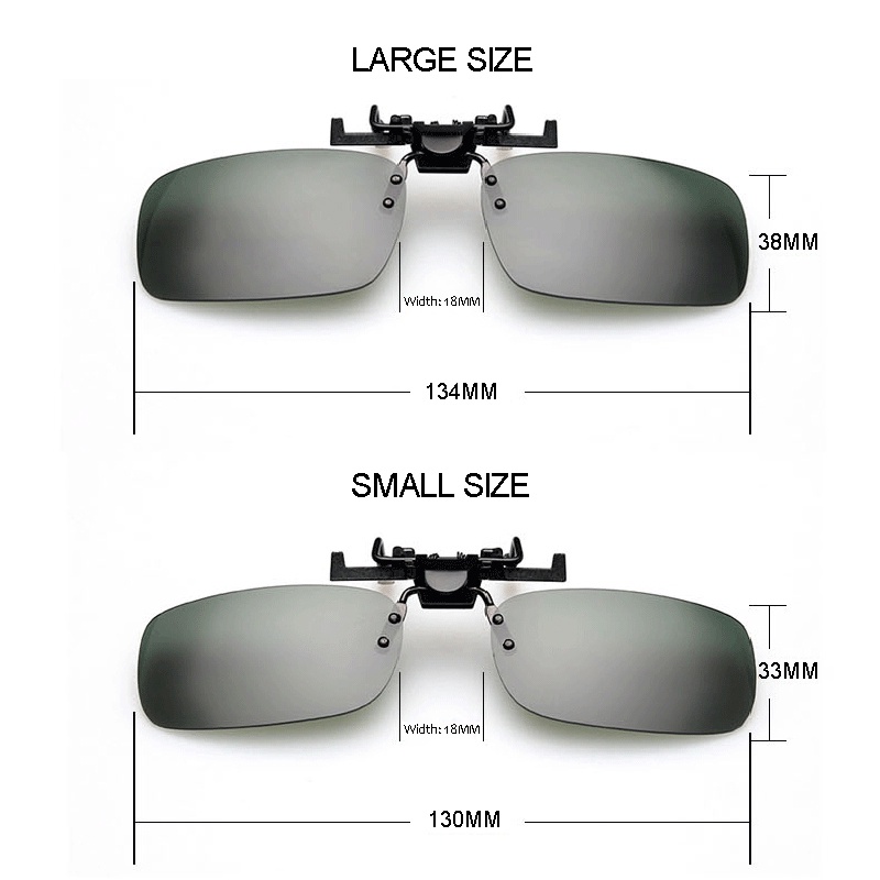 Tròng kính dạng kẹp lật được chất lượng cao tiện lợi dành cho mắt kính khi lái xe6/4