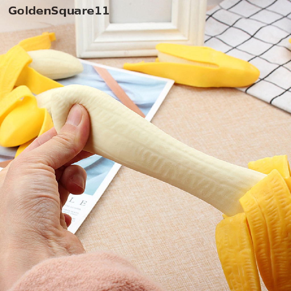 [Goldsquare11] Đồ Chơi Bóp Để Giảm Căng Thẳng, Hình Quả Chuối
