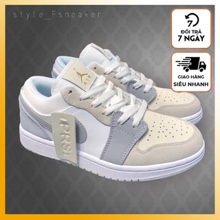 Giày jordan paris xám nỉ - nhẹ nhàng thanh lịch giày đế xịn thân da cao cấp