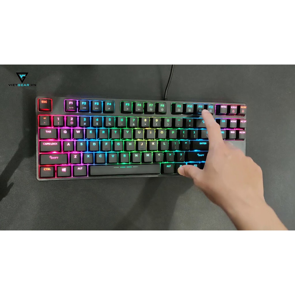 Bàn phím cơ Dareu EK880 RGB 87KEY ( Blue/ Brown/ Red D switch)