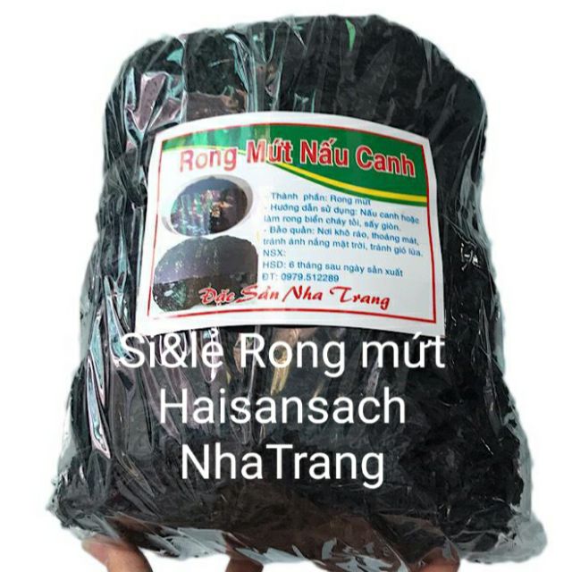 500gr Rong mứt nấu canh. Rong. Rong biển Nha Trang