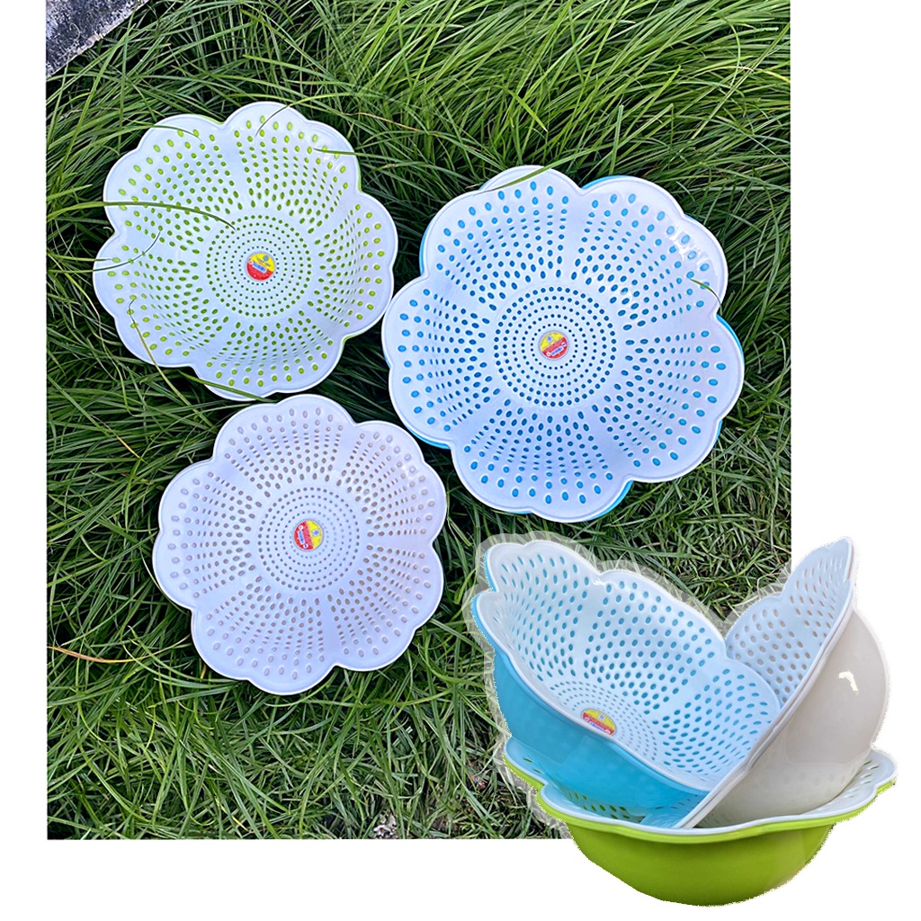 Rổ 5 Cánh Hoa Để Bàn Ăn Xinh Xắn Nhựa Dày Chắc Chắn