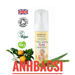 Xịt rửa tay khô Bentley Organic