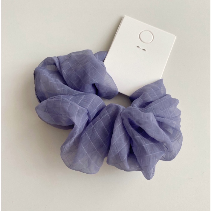 Dây buộc tóc Scrunchies voan mềm dễ thương HD56