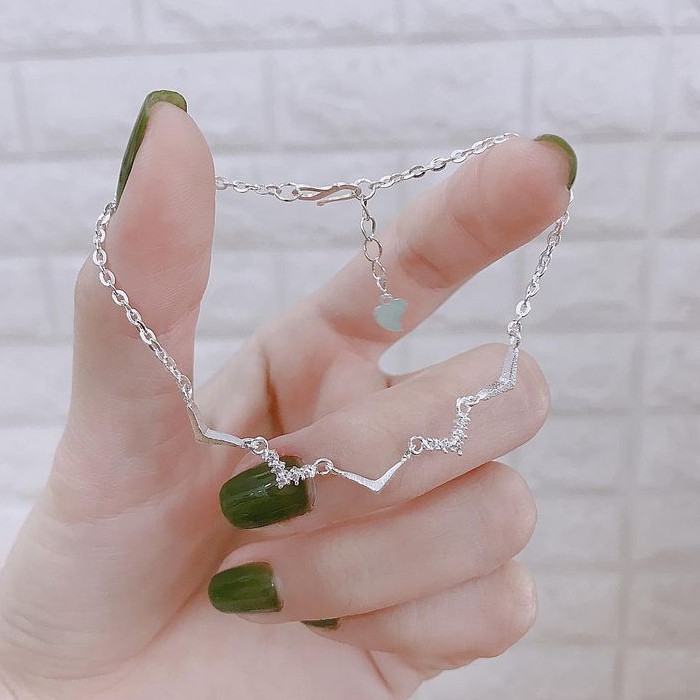 Lắc Tay Bạc Hình Zic zắc - Bạc Minh Cảnh