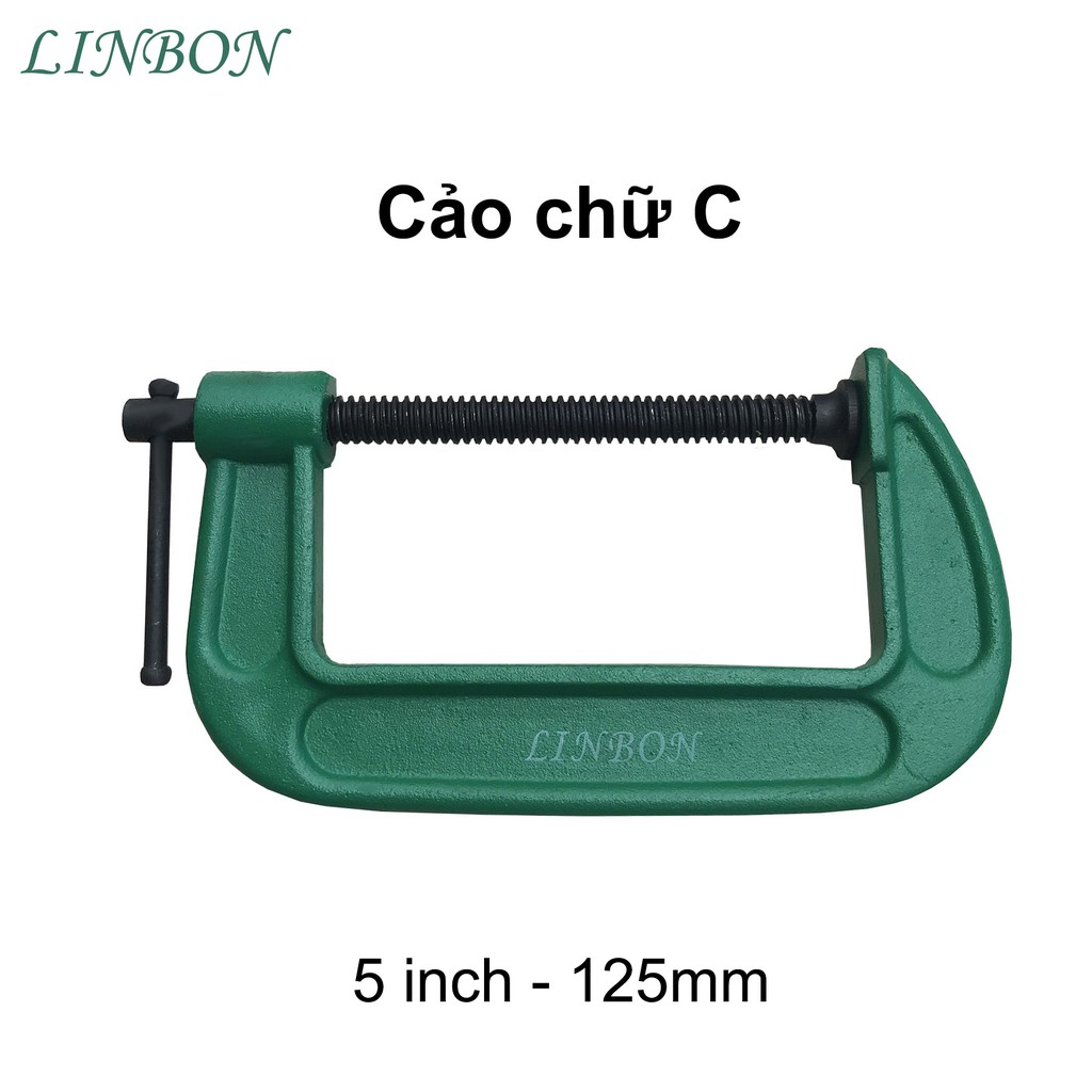 Cảo chữ C Linbon 5inch - 125mm ( Vam chữ G 5 inch)