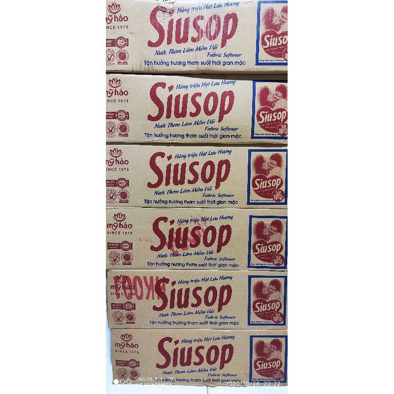 Nước xả làm mềm vải siusop Ấm Áp (52g/ dây 8 gói)