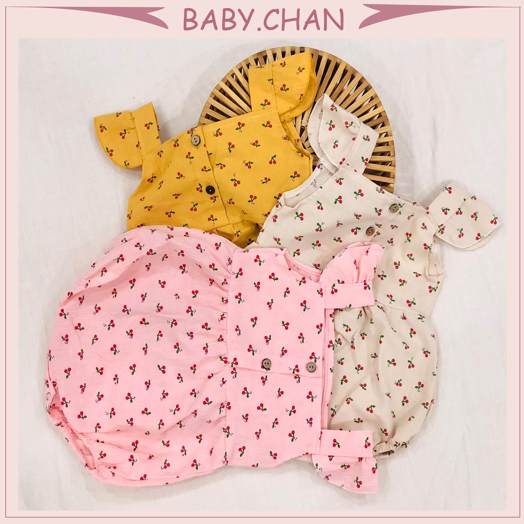 Bodysuit cho bé, áo liền quần bé gái, bodysuit cho bé gái sơ sinh,6 tháng, 1 tuổi vải cotton thấm hút mồ hôi, mềm mịn.