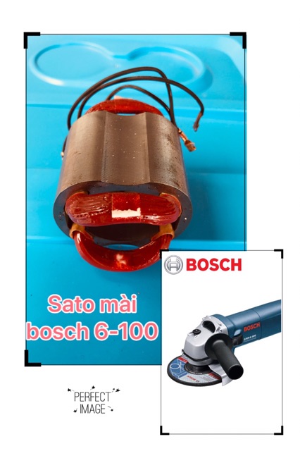 Sato máy mài bosch 6-100 loại bọc keo sịn