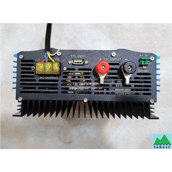 Hòa lưới bám tải 1200W, 48V, 45-90VDC, Wifi