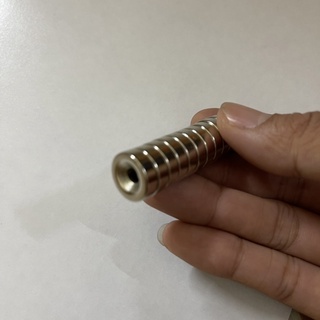 Nam châm viên 15x5 lỗ 4