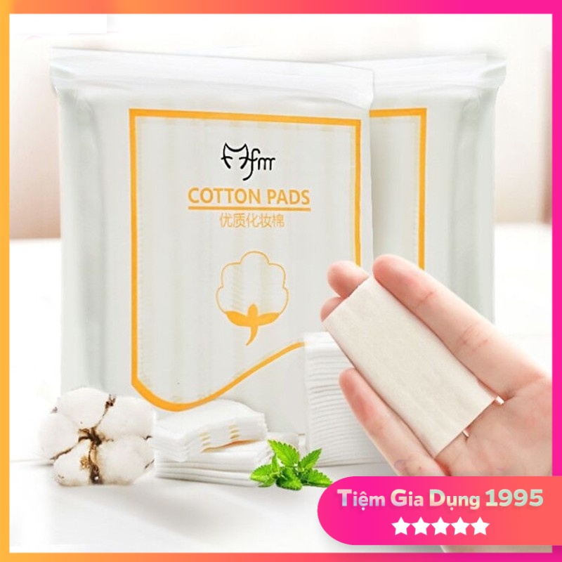 Bông tẩy trang 3 lớp Cotton Pads Túi 222 miếng hàng loại 1