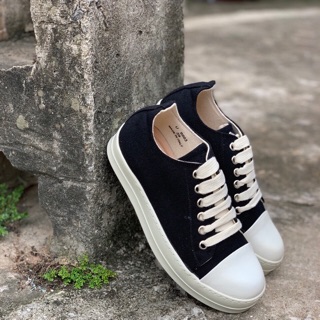 Giày R O cổ ngắn rick owen