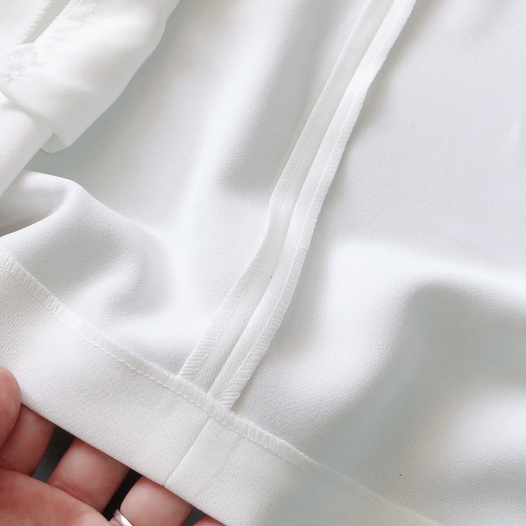 [Mới/video] Áo Vest suông 1 lớp cúc bọc 2 màu đen trắng