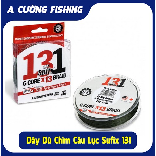 Dây Dù Chìm Câu Lục Sufix 131 Nano 300m siêu bền