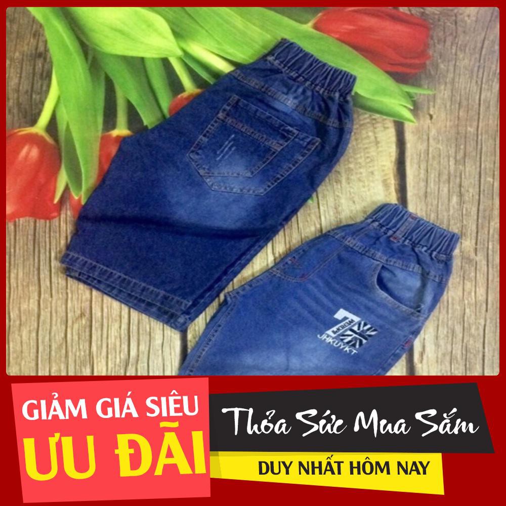 (30-55kg) Quần jean lửng size đại cồ cho bé trai