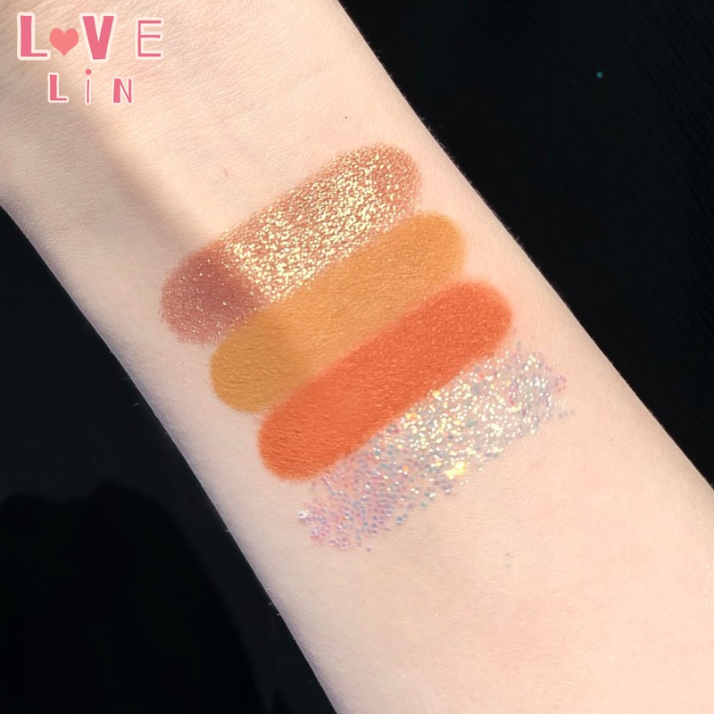 Bảng Phấn Mắt 4 Màu Sắc Hiệu Ứng Lì/ Ánh Ngọc Trai Thời Trang