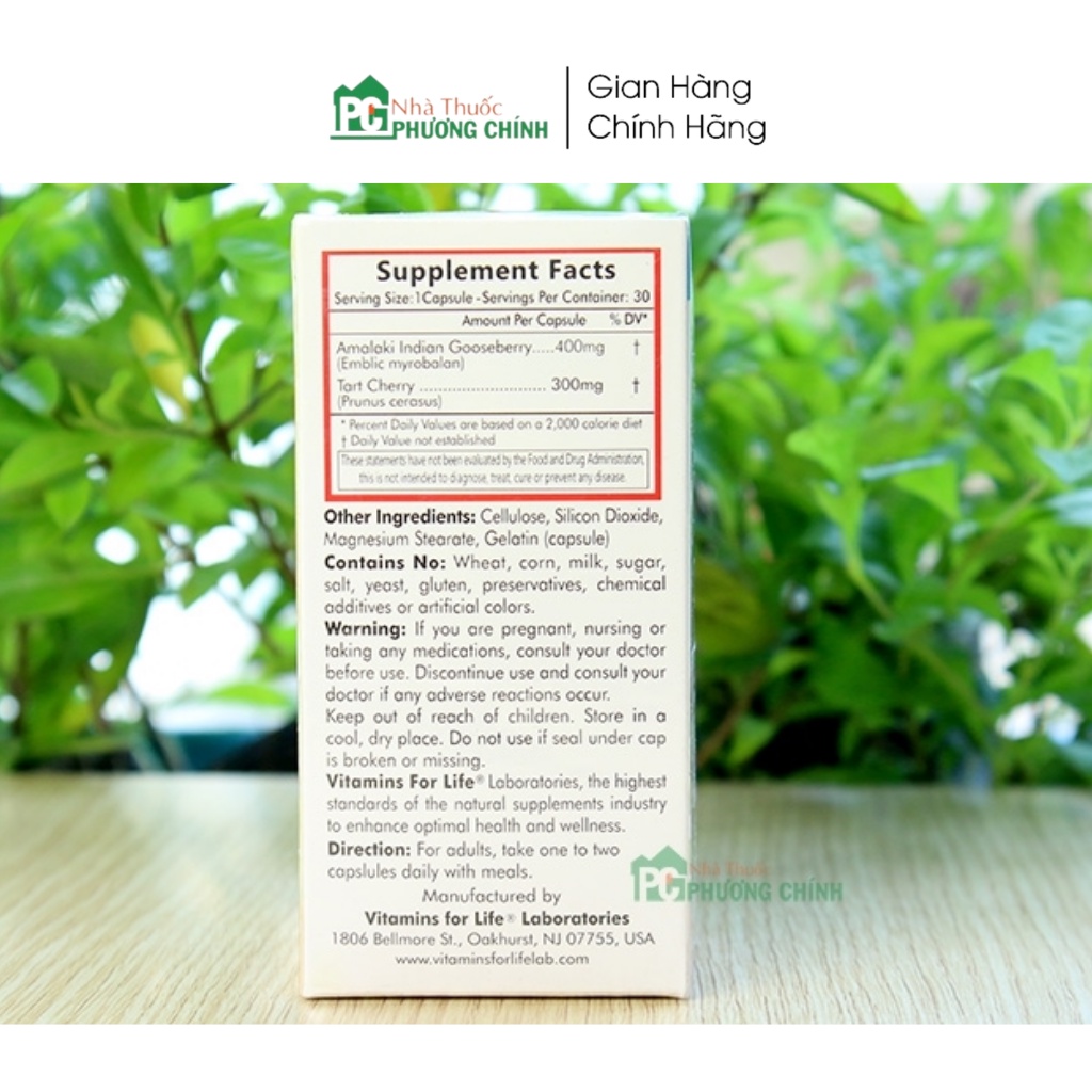 Viên Uống Gout Aid Vitamins For Life Giúp Giảm Sưng Đau &amp; Acid Uric Trong Máu (Hộp 30 Viên)