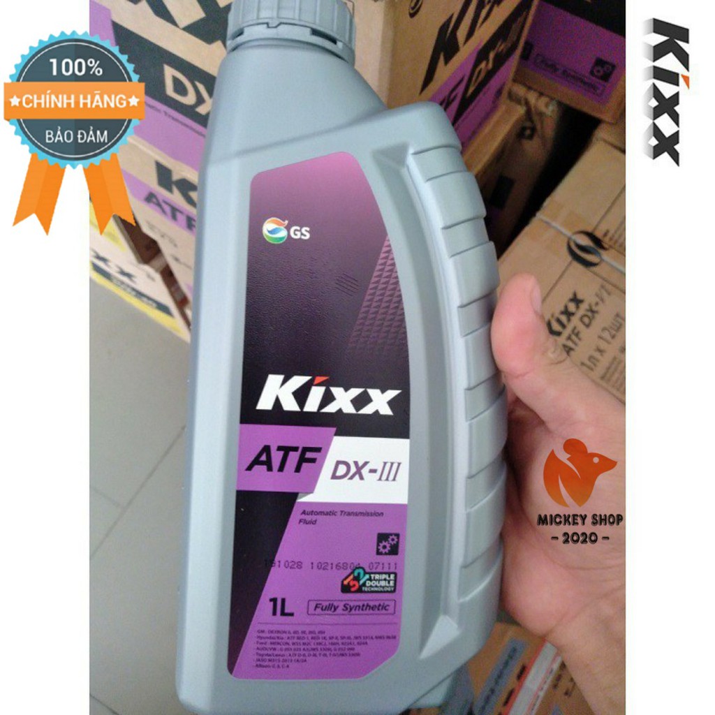 [ CAO CẤP ] Dầu Hộp Số Tự Động KIXX ATF DX III 1 Lít Chất Lượng Cao