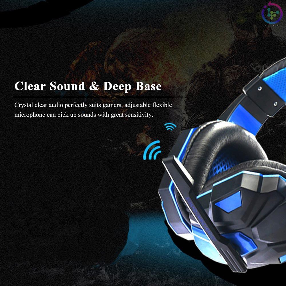 Tai nghe chơi game trùm đầu tích hợp mic chuyên dụng có dây USB 3.5mm