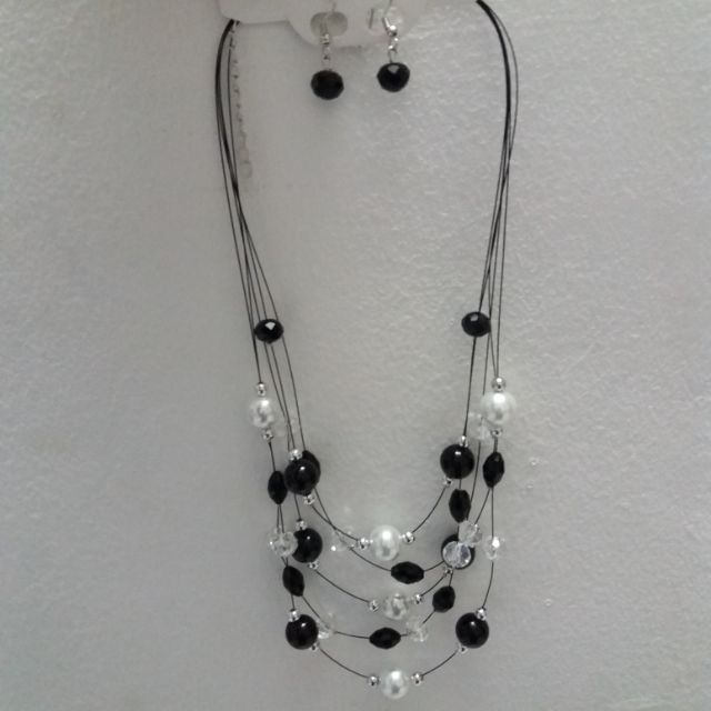 Thanh lý set vòng cổ + bông tai.