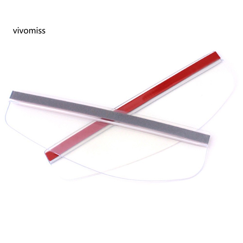 VVMS♥2Pcs/Set Universal Flexible Car Rearview Mirror Rain Shade Rainproof Blades