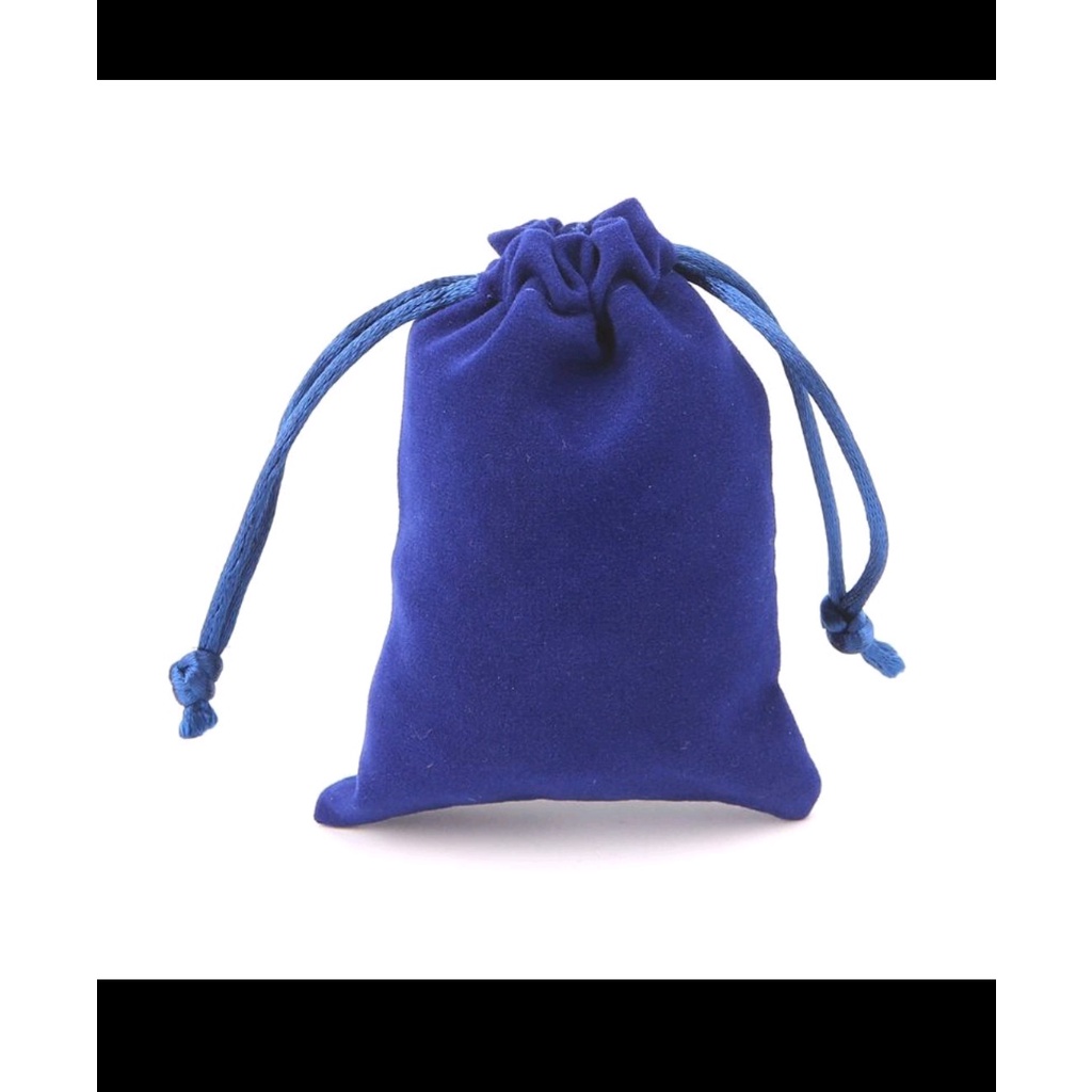 Túi nhung dây rút màu ngẫu nhiên 7x9cm, đựng tai nghe, phụ kiện, trang sức