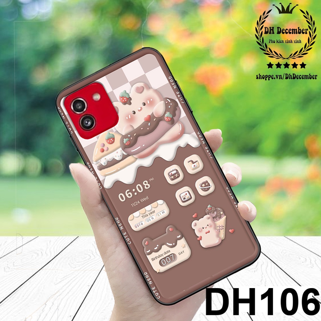 Ốp lưng Samsung A01/A02/A03/A02S / A03S/A10/M10 / A12 4G-5G/A22 4G-5G/M32 in hình GẤU HỒNG-GẤU BE3R -XINH XẺO CỰC ĐẸP