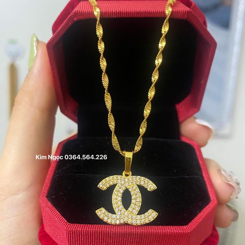 Dây chuyền mặt x mạ vàng cao cấp Kim Ngọc sỉ lẻ trang sức mạ vàng