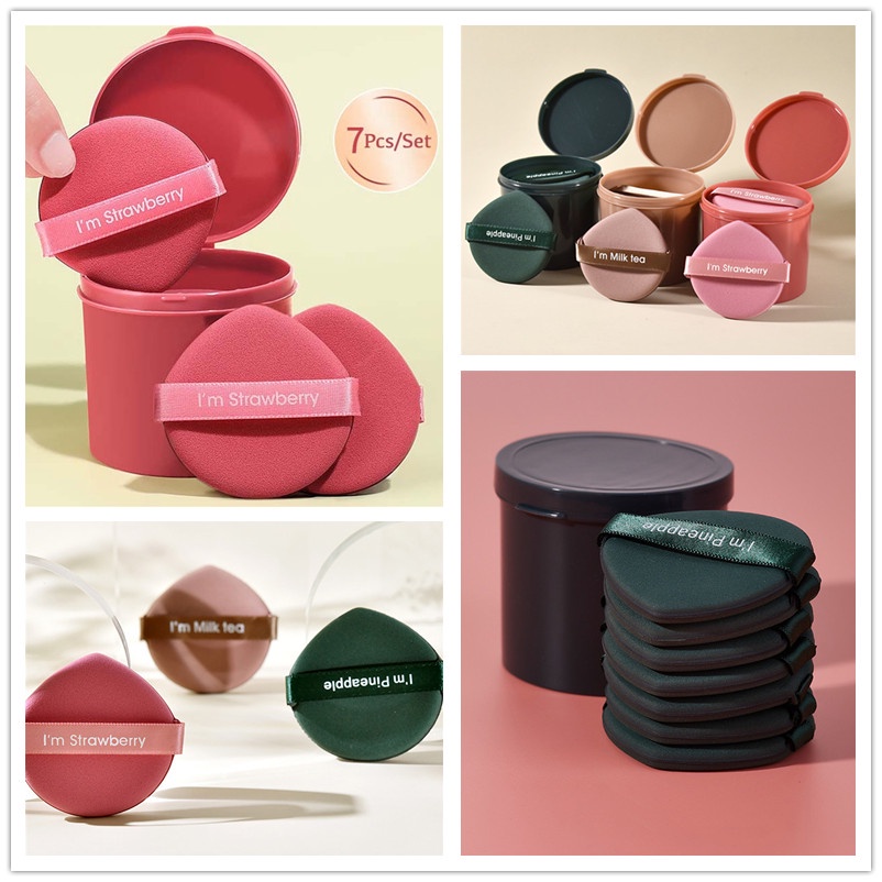 Bộ 7 Mút Trang Điểm Ướt Và Khô Hình Giọt Nước