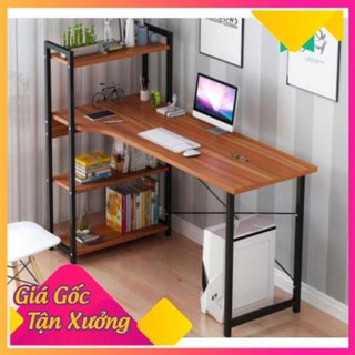 (Có hình thật) Bàn làm việc kèm kệ sách cao cấp NGOTICO 006 mẫu mới