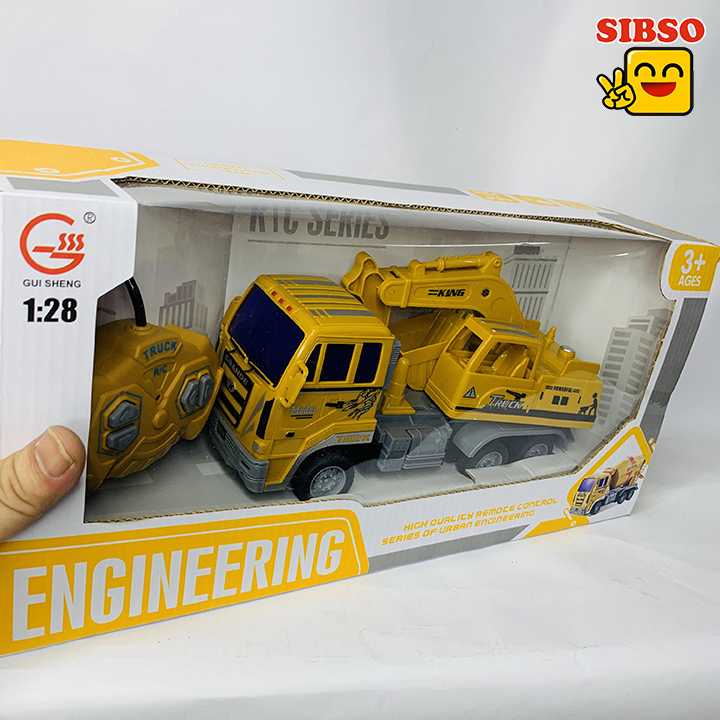 SIÊU GIẢM GIÁ - XE CẦN CẨU CÔNG TRÌNH ĐIỀU KHIỂN ENGINERING C0861 - ĐỒ CHƠI PHÁT TRIỂN