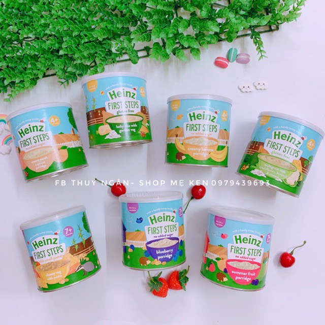 Bột ăn dặm Heinz hàng Nội địa Anh đi Air.