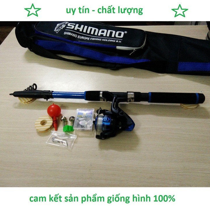 Bộ Cần Câu 2M4 Kèm Máy Và Phụ Kiện