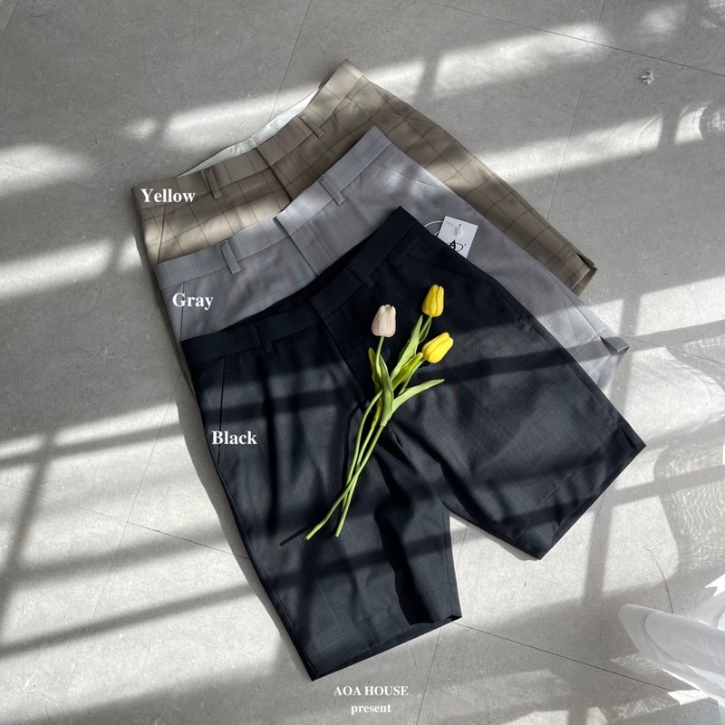 Quần Ngắn - Lavil Check Short (3color)