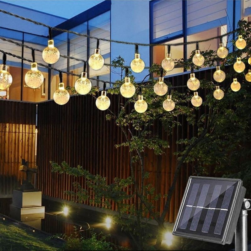 Bộ 50 Đèn Led Năng Lượng Mặt Trời Chống Thấm Nước Trang Trí Sân Vườn