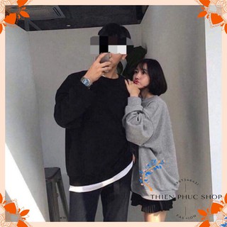 Áo thun nỉ tay dài nam nữ