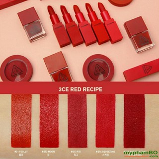 Son Lì 3CE Red Recipe Matte Lip Color Lipstick