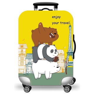 Túi bọc bảo vệ vali -áo vỏ bọc vali - 3-chu-gau