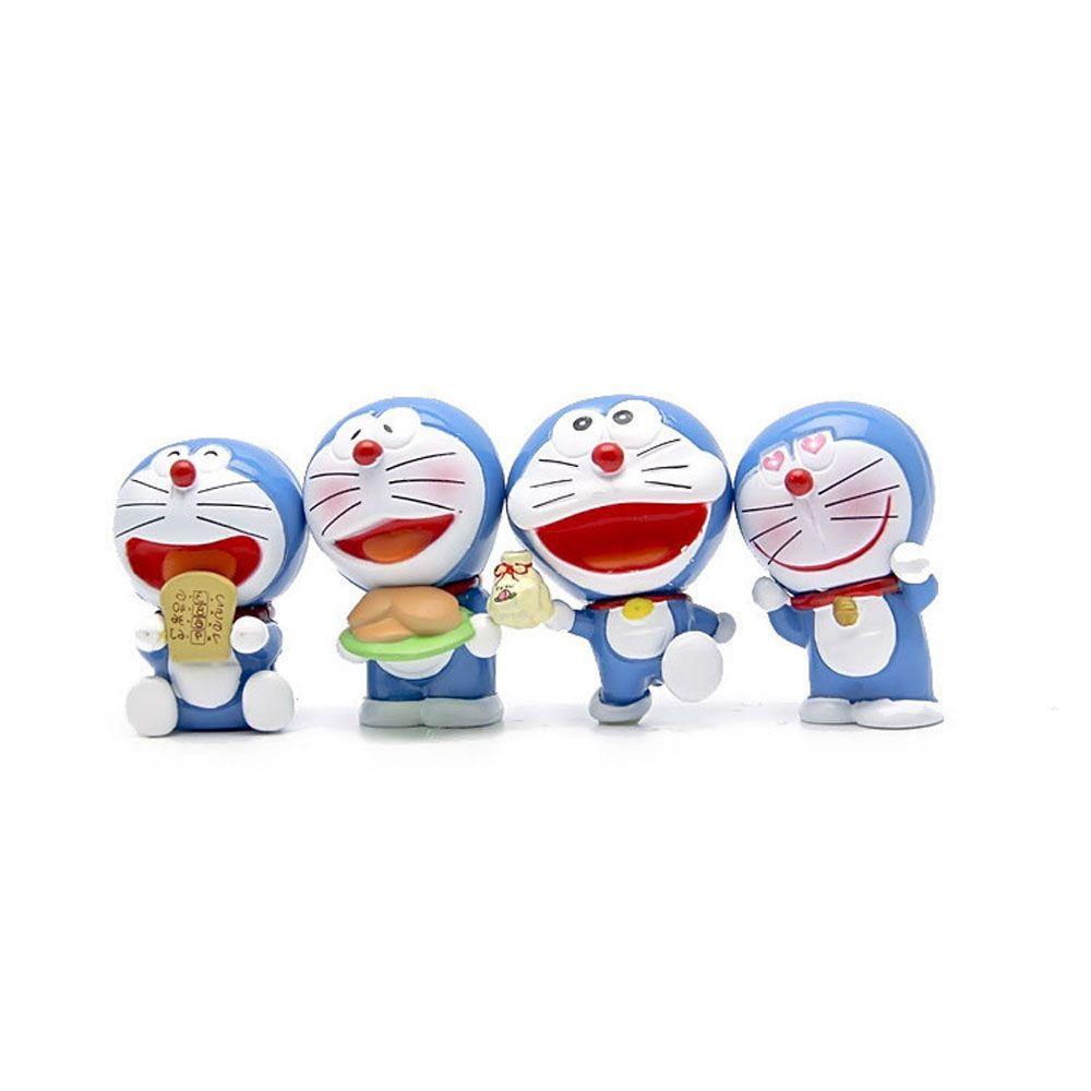 LILYES Mô Hình Nhân Vật Phim Hoạt Hình Doraemon Bằng Pvc