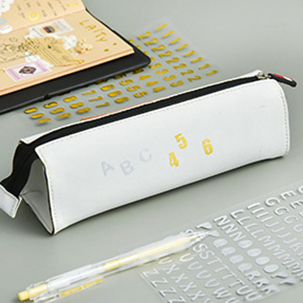 Miếng Dán Số PET Tự Dính Trang Trí Sổ Tay DIY