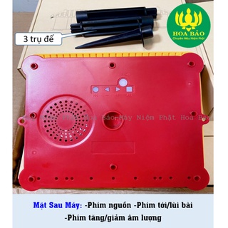 🙏Loại A -  Đài Niệm Phật Năng Lượng Mặt Trời Mái Chùa Cao Cấp - Máy tụng Kinh Địa Tạng năng lượng🙏