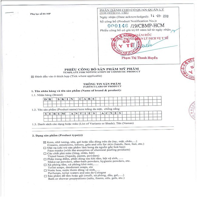 💖FREESHIP💖 Kem Giảm Mụn Dr SKINACNE Chính Hãng | BigBuy360 - bigbuy360.vn