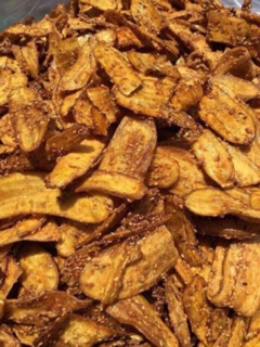 chuối sấy mè thơm ngon