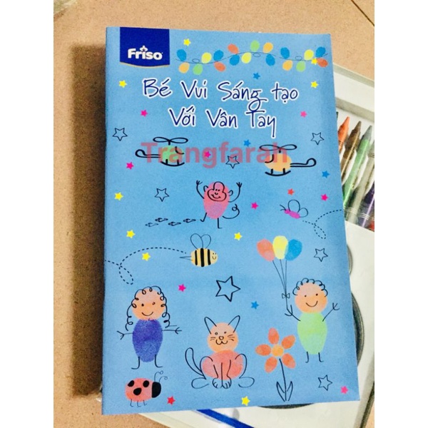 Bộ màu vẽ vân tay sáng tạo cho bé