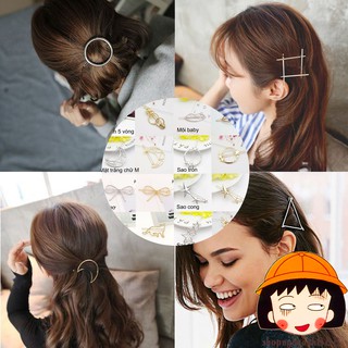 [36 Mẫu Tự Chọn] Kẹp Tóc Kim Loại Hàn Quốc Mẫu Mới Nhất Siêu Đơn Giản Mà Sang Chảnh !