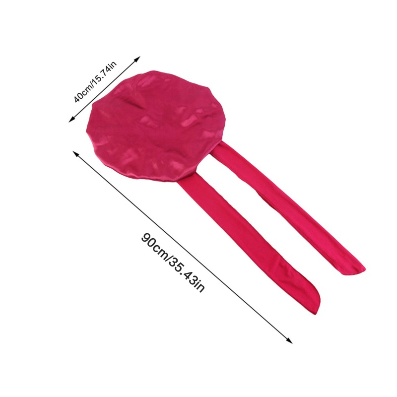 Mũ Trùm Đầu Ban Đêm Mềm Mại Có Thể Điều Chỉnh Cho Tóc Xoăn Dài Tự Nhiên