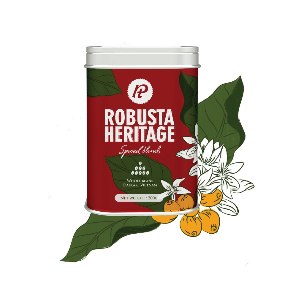 Cà phê Phát Thành Robusta Heritage (Honey Processing) - Hộp 200g